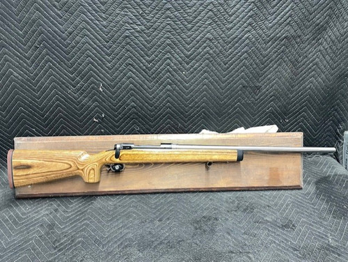 Used Savage 112 223 26" Stainless HB w/Laminate Stock & Internal Magazine LEFT HAND
