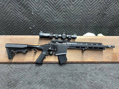 Used Black Creek Labs MRX Bison 7.62x39 w/Muzzle Brake, Warne QD Scope Mount & Primary Arms ACSS-Rator1-8x24 FFP Scope