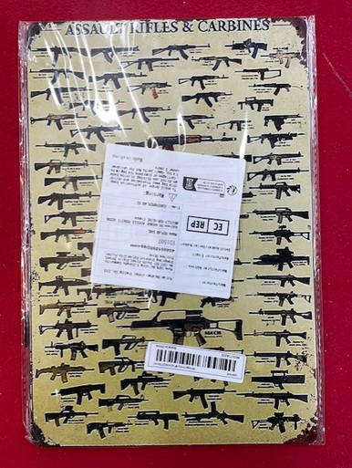 Clinton Rifles Antique Sign Retro Tin Sign 8