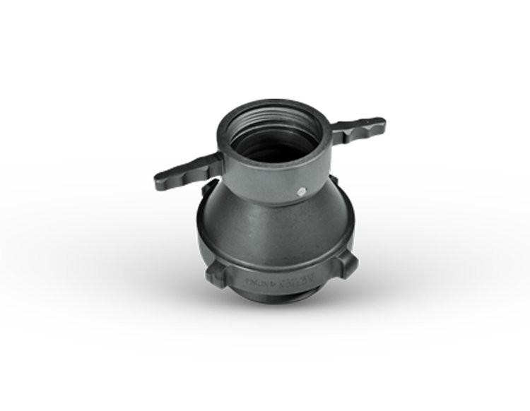 4"  Long Handle Swivel Female NH x 2-1/2" Male NH Adapter