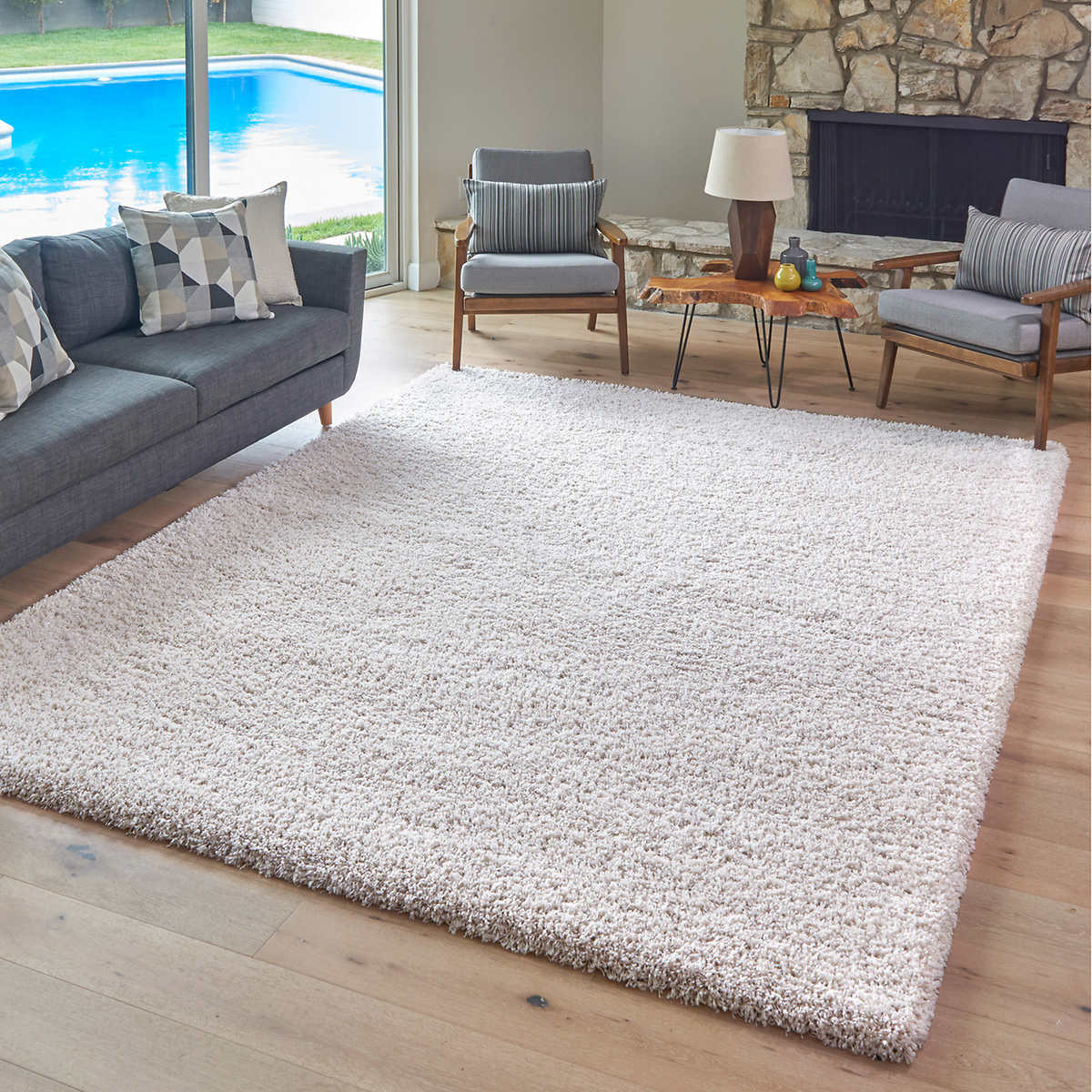 Thomasville Marketplace Luxury Shag Rugs 7.10X10 iLIKENEW