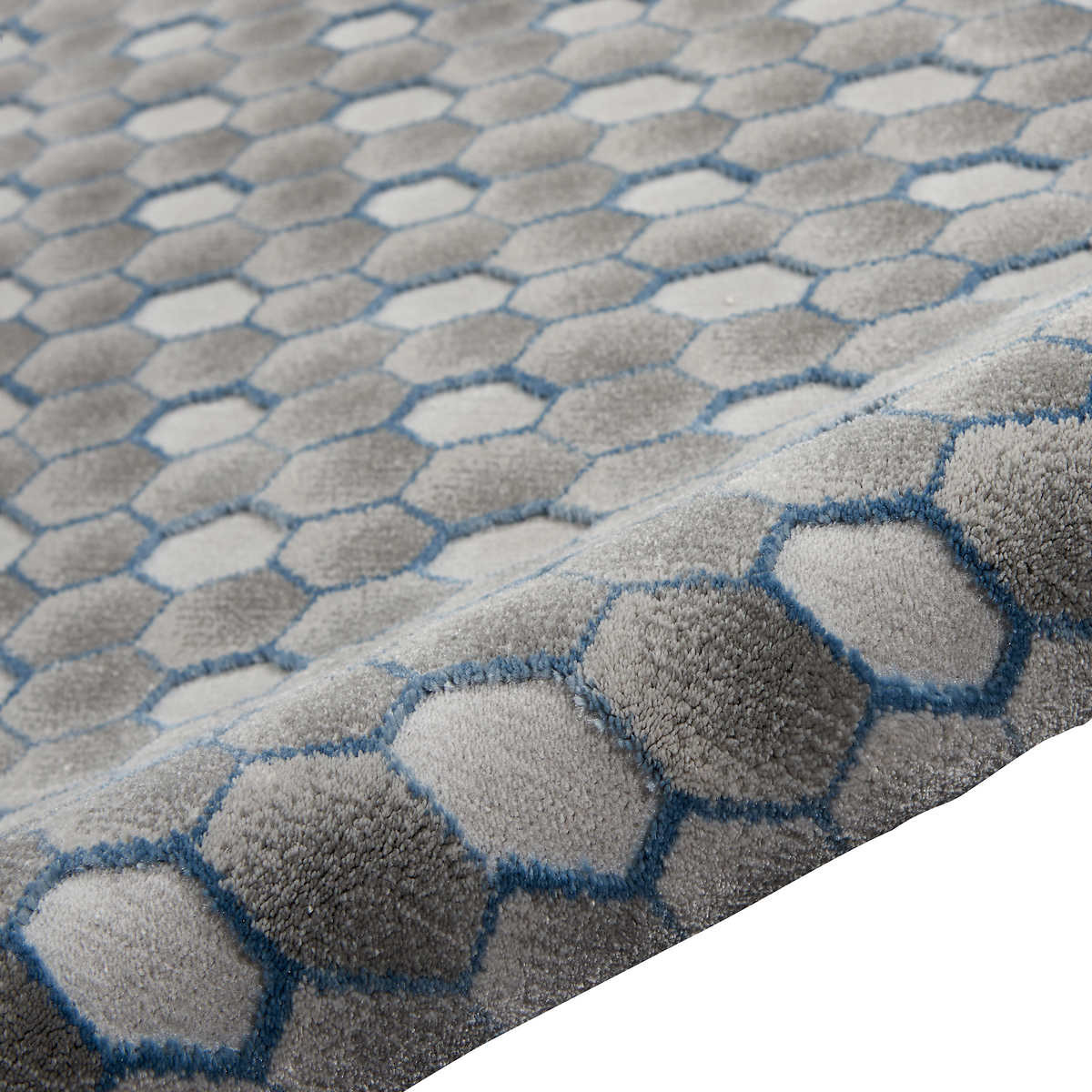 Calvin Klein Gray Area Rug JACKSON GRAY 6 X 9 iLIKENEW