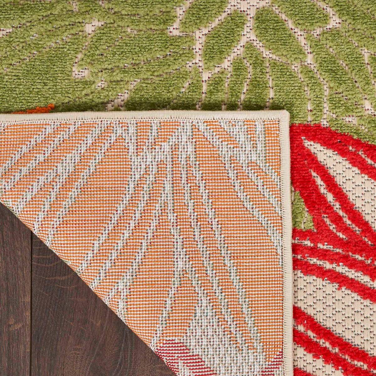 Veranda IndoorOutdoor Area Rug , Bloom 8X10 iLIKENEW