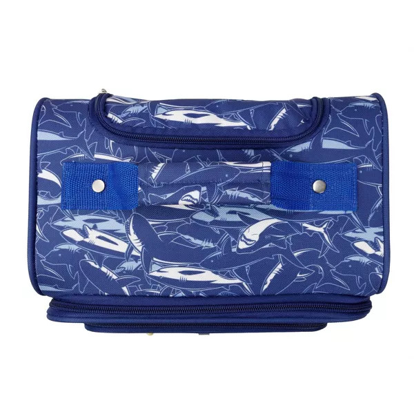 Crckt Kids' Softside Carry On Suitcase - Blue Shark - iLIKENEW