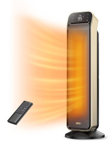 Dreo Space Heater Indoor, 25" 11.5ft/s Fast Portable Room Heater with Remote and Thermostat, 3 Modes, Overheating & Tip-Over Protection, Electric Heaters for Indoor Use Large Room, Bedroom, Gold Dreo Space Heater Indoor, 25" 11.5ft/s Fast Portable Room Heater with Remote and Thermostat, 3 Modes, Overheating & Tip-Over Protection, Electric Heaters for Indoor Use Large Room, Bedroom, Gold