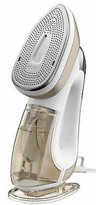 Conair ExtremeSteam 2-in-1 Handheld Steamer & Iron, Large, White/tan Conair ExtremeSteam 2-in-1 Handheld Steamer & Iron, Large, White/tan
