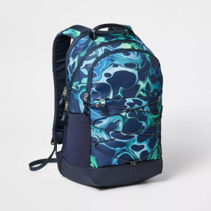Sporty 19" Backpack Blue Marbled - All in Motion Sporty 19" Backpack Blue Marbled - All in Motion