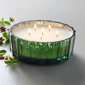 LOT OF 50 Mercury Glass 6-Wick Jar Christmas Candle Green 32oz - Hearth & Hand with Magnolia LOT OF 50 Mercury Glass 6-Wick Jar Christmas Candle Green 32oz - Hearth & Hand with Magnolia