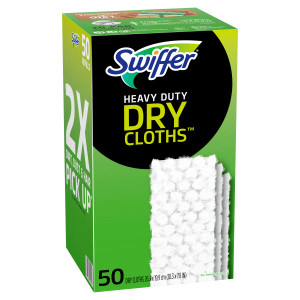 Swiffer Sweeper Heavy Duty Dry Sweeping Cloth Refills, 50-count Swiffer Sweeper Heavy Duty Dry Sweeping Cloth Refills, 50-count