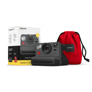 Polaroid Now Bundle with Black Camera and Red Travel Pouch Polaroid Now Bundle with Black Camera and Red Travel Pouch