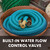 5/8 in. Dia. x 50 ft. No-Kink Expandable Garden Hose with Heavy-Duty Brass Valve and Flow Control