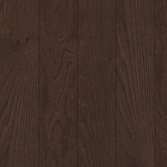 allen + roth Chocolate Oak 3-1/4-in W x 3/4-in T x Varying Length Smooth/Traditional Solid Hardwood Flooring (18.25-sq ft)  Model #LSRO23-11