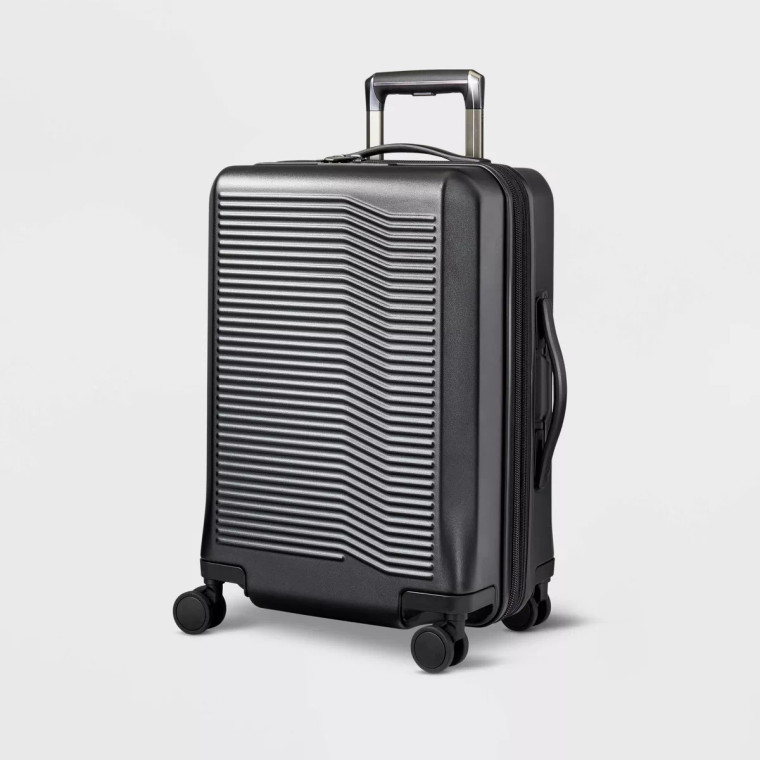 Signature Hardside Carry On Spinner Suitcase Black - Open Story