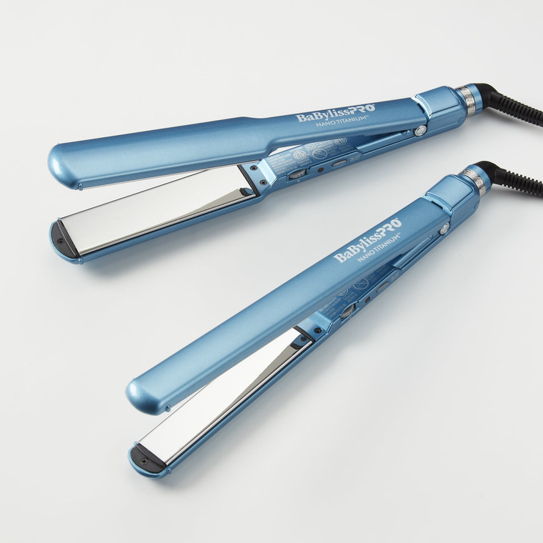 LOT of 6 BabylissPRO Nano Titanium Duo Ultra-Thin Flat Iron PrePack - BNT4072TUC & BNT4073TUC