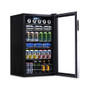 NewAir Beverage Refrigerator Cooler | 126 Cans Free Standing with Right Hinge Glass Door | Mini Fridge Beverage Organizer Perfect For Beer, Wine, Soda, And Cooler Drinks