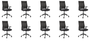 QTY 10 SitOnIt Wit High Back Mesh Swivel Task Chair