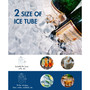 Ikich Ice Makers Countertop,Portable Ice Maker Machine with Handle,Self-Cleaning Ice Maker, 26Lbs/24H, 9 Ice Cubes Ready in 8 Mins, LIMIT 2