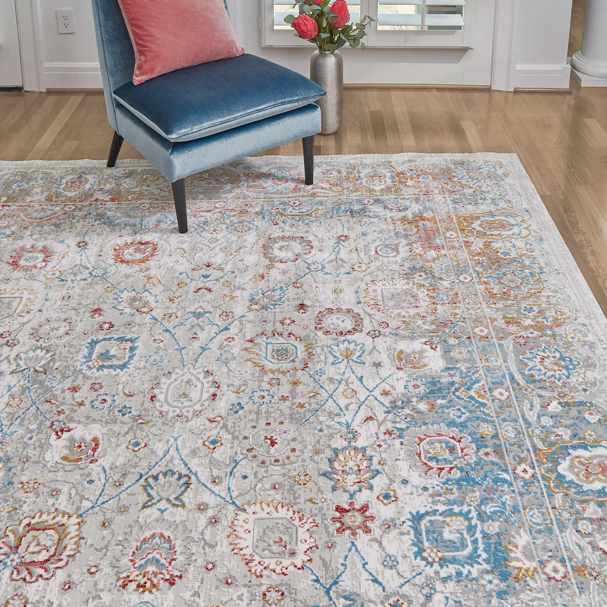 Aurora Area Rug Canberra Ivory 6x9 iLIKENEW