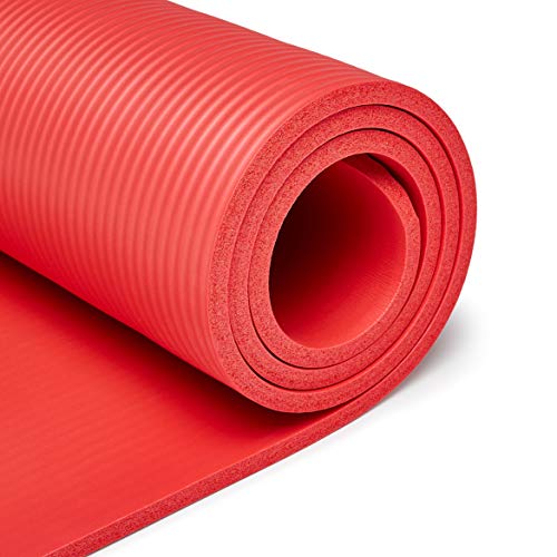 Basics Extra Thick Exercise Yoga Gym Floor Mat with