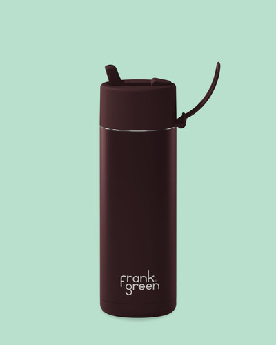 Ceramic Reusable Bottle (Straw) 20oz / 595ml Chocolate