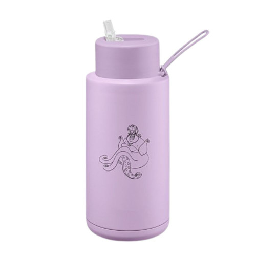 Ceramic Reusable Bottle (Disney - Ursula) 34oz / 1lt Lilac Haze