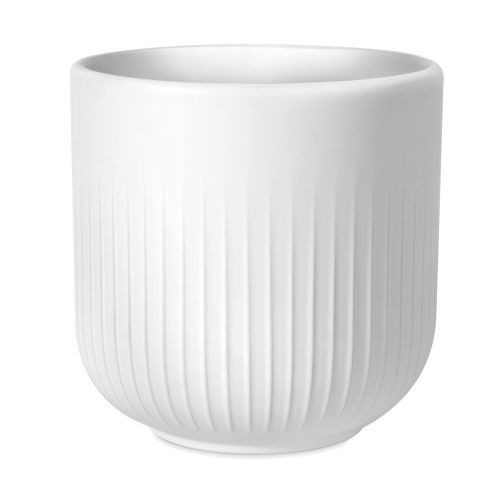 Vera Cover Pot 15cm White