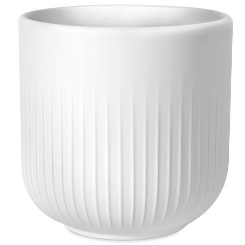 Vera Cover Pot 22cm White