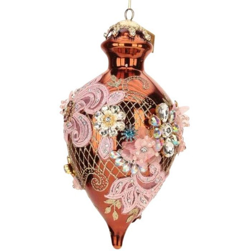 Ornament - King's Jewels Finial 8" Shiny Copper Ornament - King's Jewels Finial 8" Shiny Copper