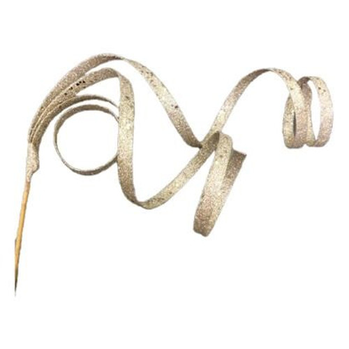 Spiral Curl Whip 63cm Gold