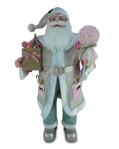 Standing Santa Blush Ginger 120cm Multi