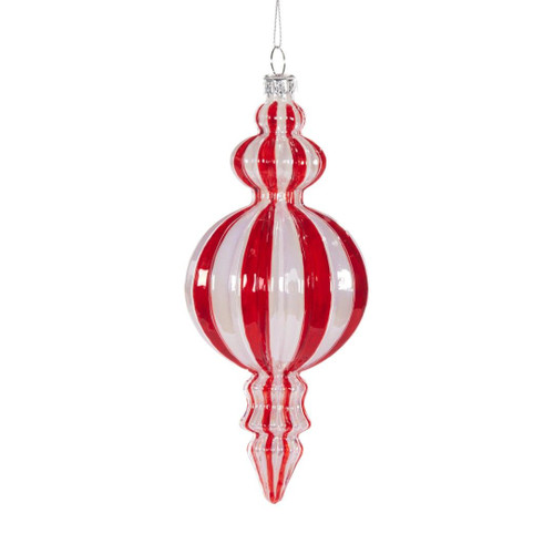 Finial - Peppermint Stripe