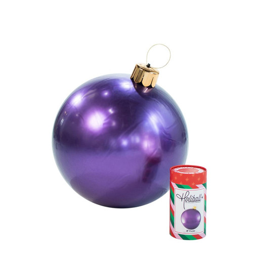 Holiball Inflatable Ornament 30'' Purple