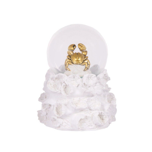 Snow Globe - Luxe Crab 14cm