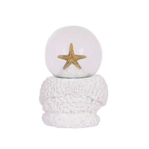 Snow Globe - Luxe Starfish 14cm