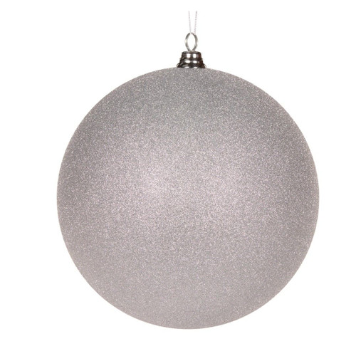 Bauble - Silver Glitter 30cm
