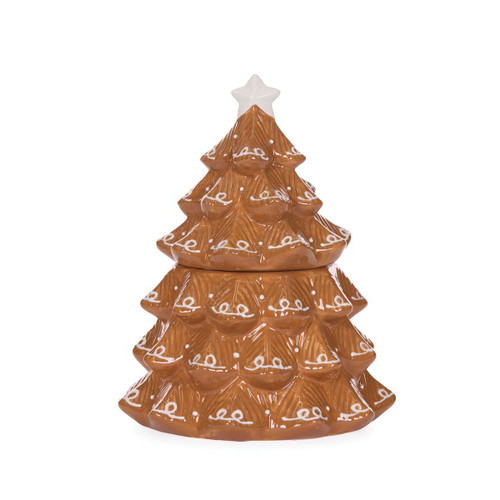 Ceramic Gingerbread Tree Cookie Jar 23cm
