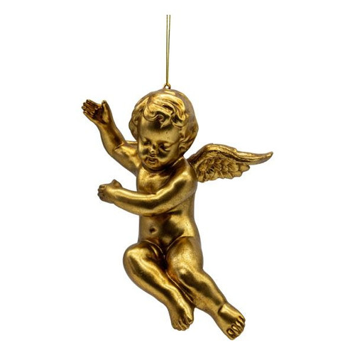 Cherub Hanging Right 38cm Gold