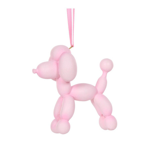 Hanging Balloon - Poodle Lt.Pink 10cm