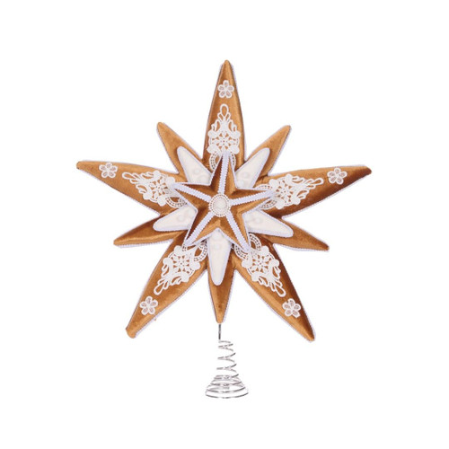 Lace Gingerbread Tree Topper 55cm