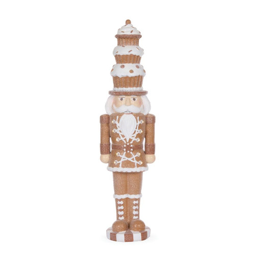 Piped Gingerbread Nutcracker Cupcake 46cm