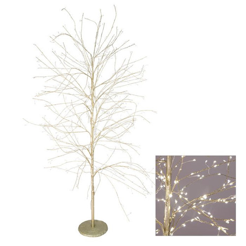 Stockholm 1500 LED Tree 180cm Champagne