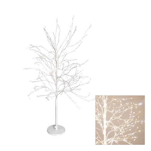 Stockholm 600 LED Tree 120cm White