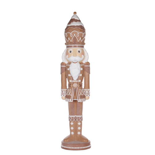 Piped LED Gingerbread Nutcracker  110cm