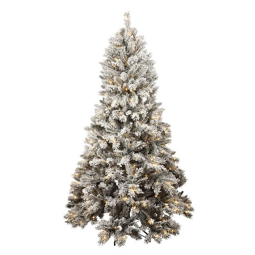 Thredbo 370 LED Flocked Tree 210cm