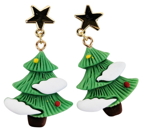 Earrings - Tree With Star (68424)