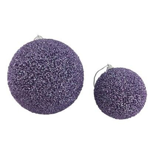 Bauble - Glitter Lilac 15cm