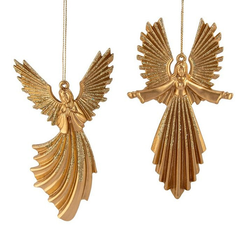Angel Hanging Asst 6cm Gold