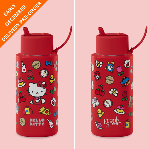 Ceramic Reusable Bottle 34oz / 1lt Hello Kitty