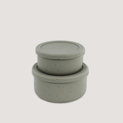 Salad Hero & Souper Star - Silicone Salad Bento Box Set 2pk Putty