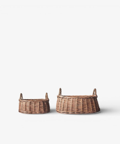 Riviera Woven Low Basket Large